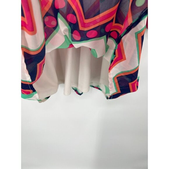 My Michelle Girl's Dress Size 8 Multicolor Long Sleeve Polka Dot Chevron - Picture 6 of 11